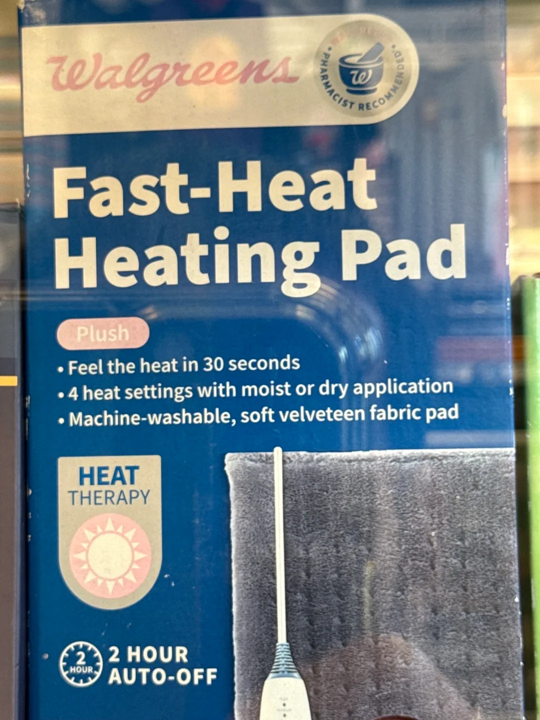 Walgreens Fast-Heat Heating Pad - Plush thumbnail