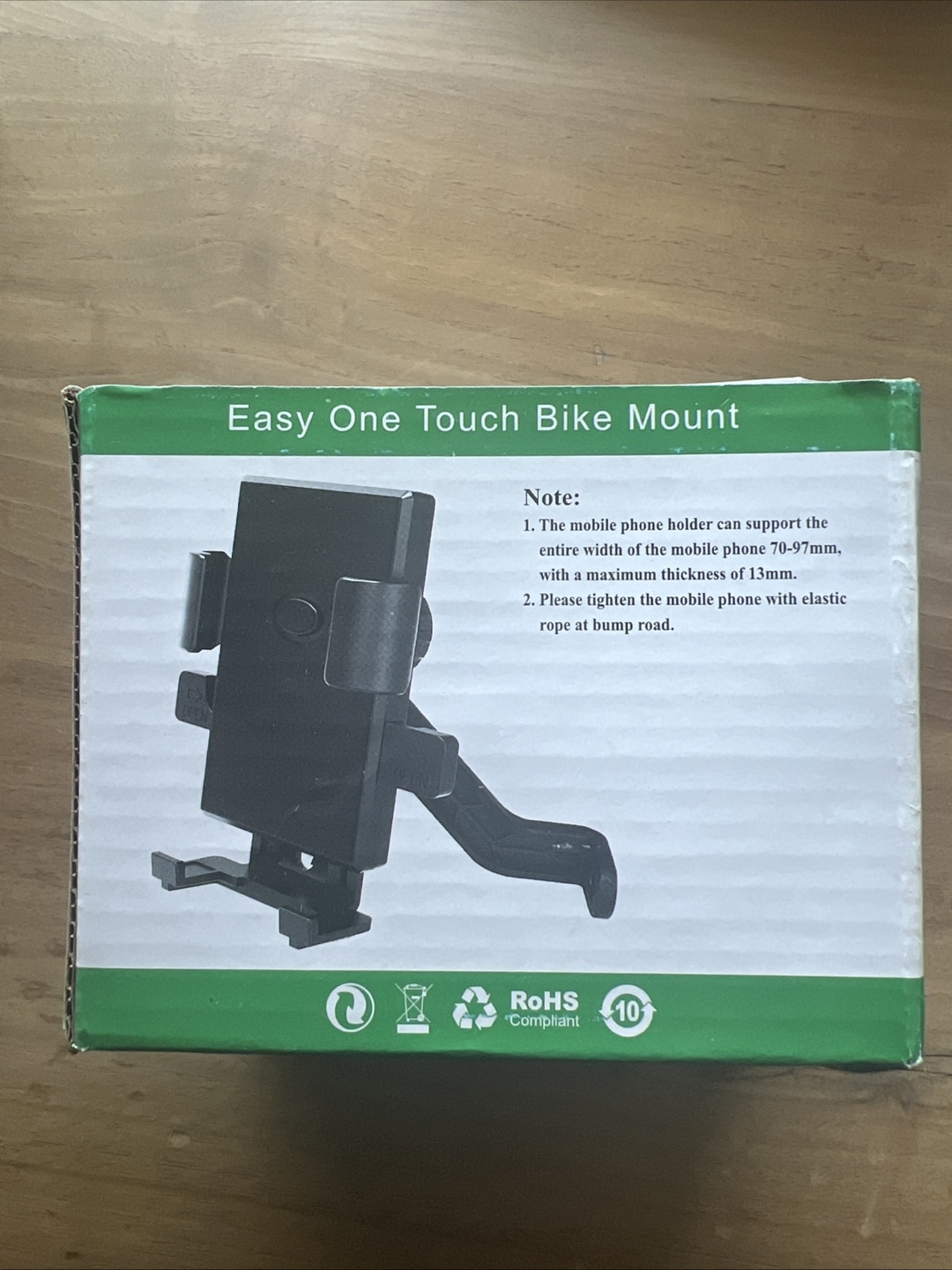Easy One Touch Bike Mount - Universal Smartphone Holder