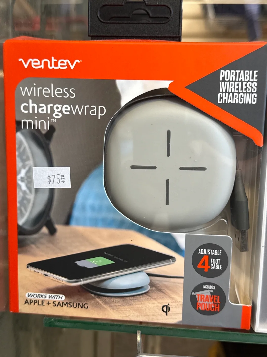 Ventev Wireless ChargeWrap Mini - Portable Charger thumbnail