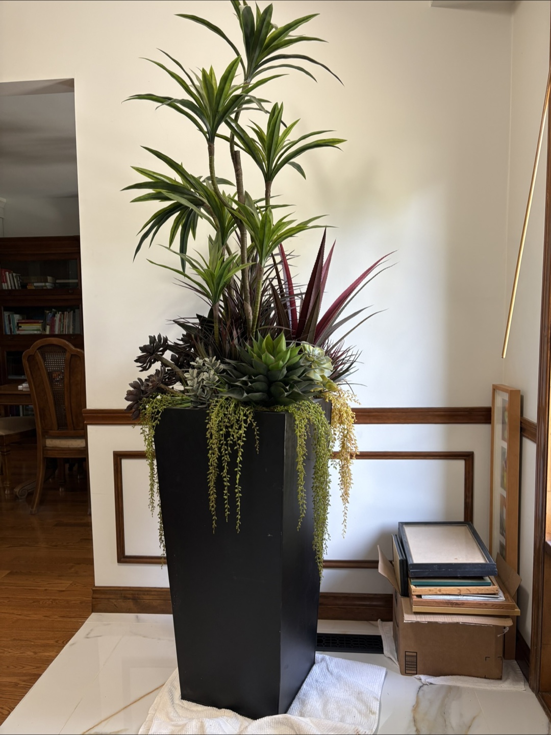 Tall Artificial Plant Arrangement in Planter 7ft - photo 5
