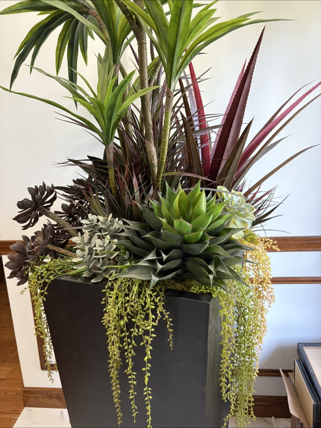 Tall Artificial Plant Arrangement in Planter 7ft - photo 4