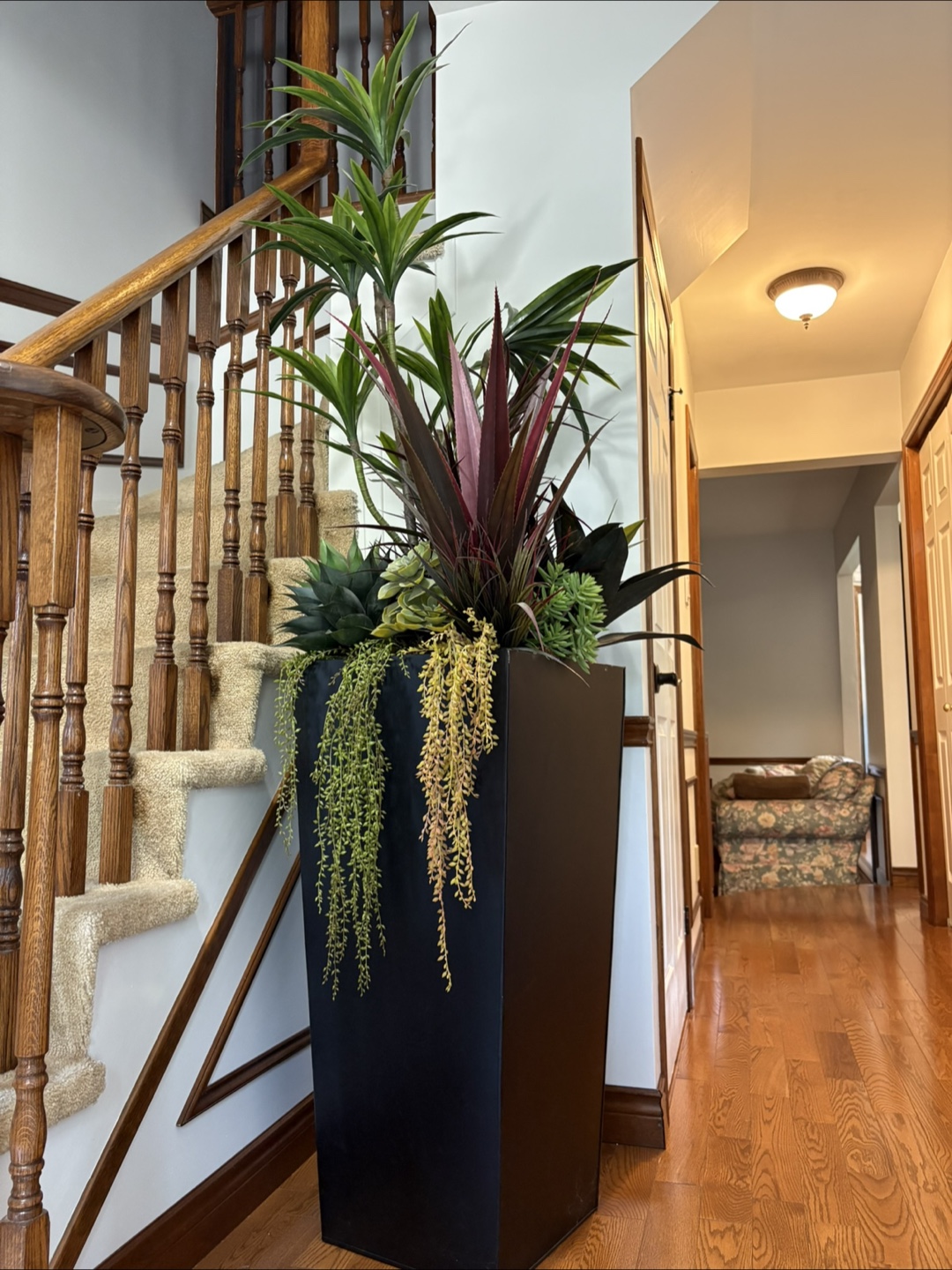 Tall Artificial Plant Arrangement in Planter 7ft
