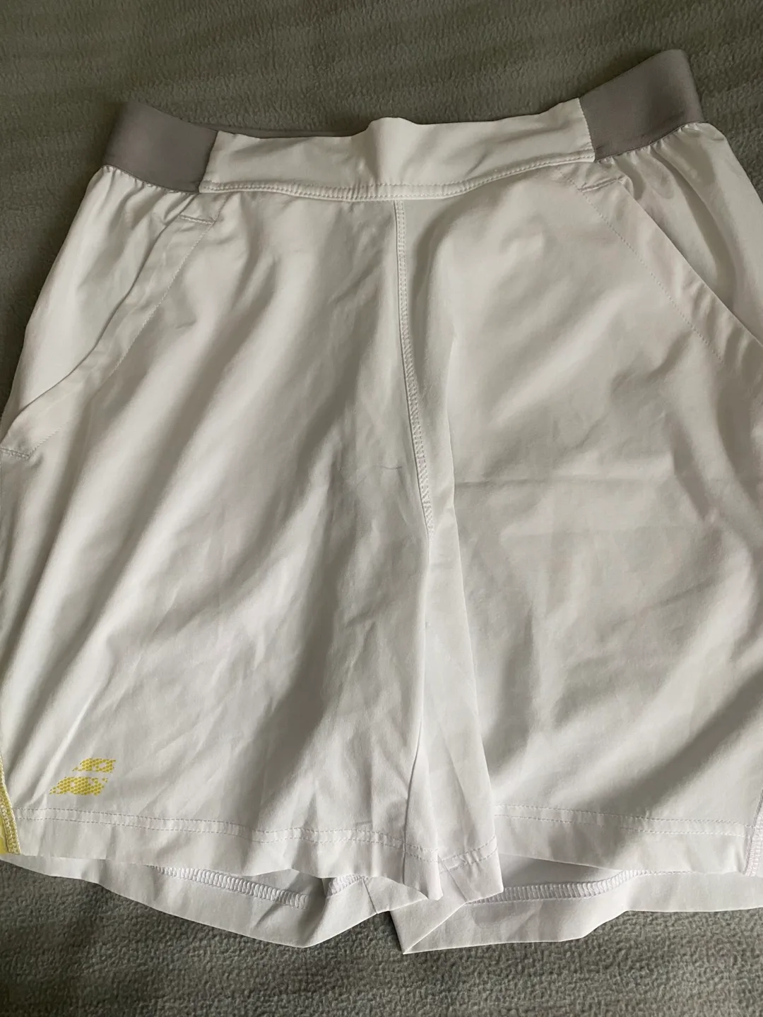 Babolat White Tennis Short- Size Small thumbnail