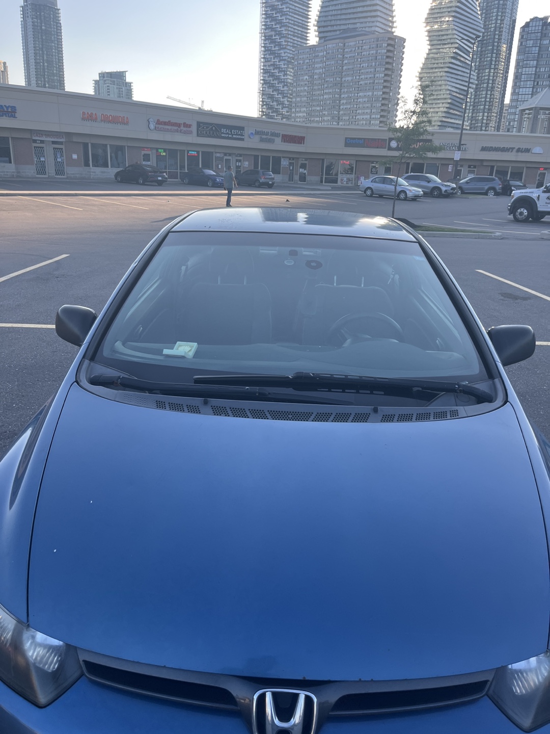 Blue Honda Civic Coupe - photo 3