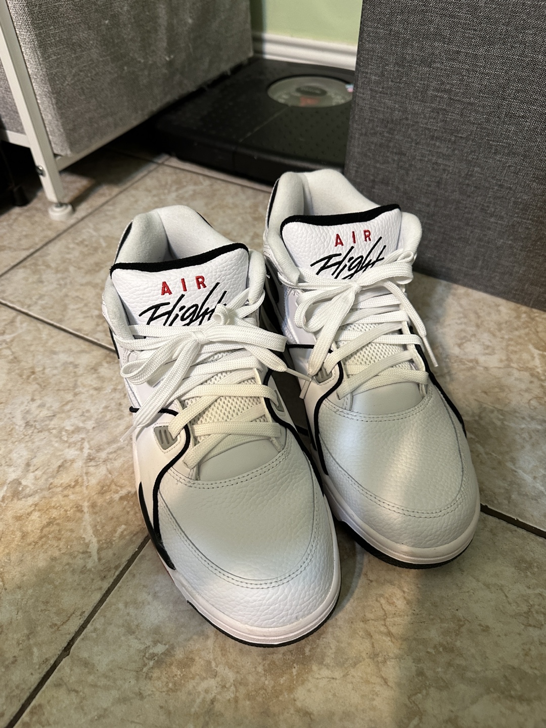 Nike Air Flight 89 White Sneakers