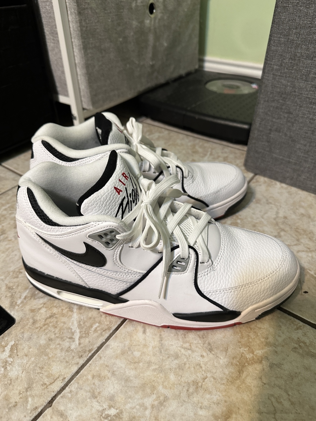 Nike Air Flight 89 White Sneakers - photo 2