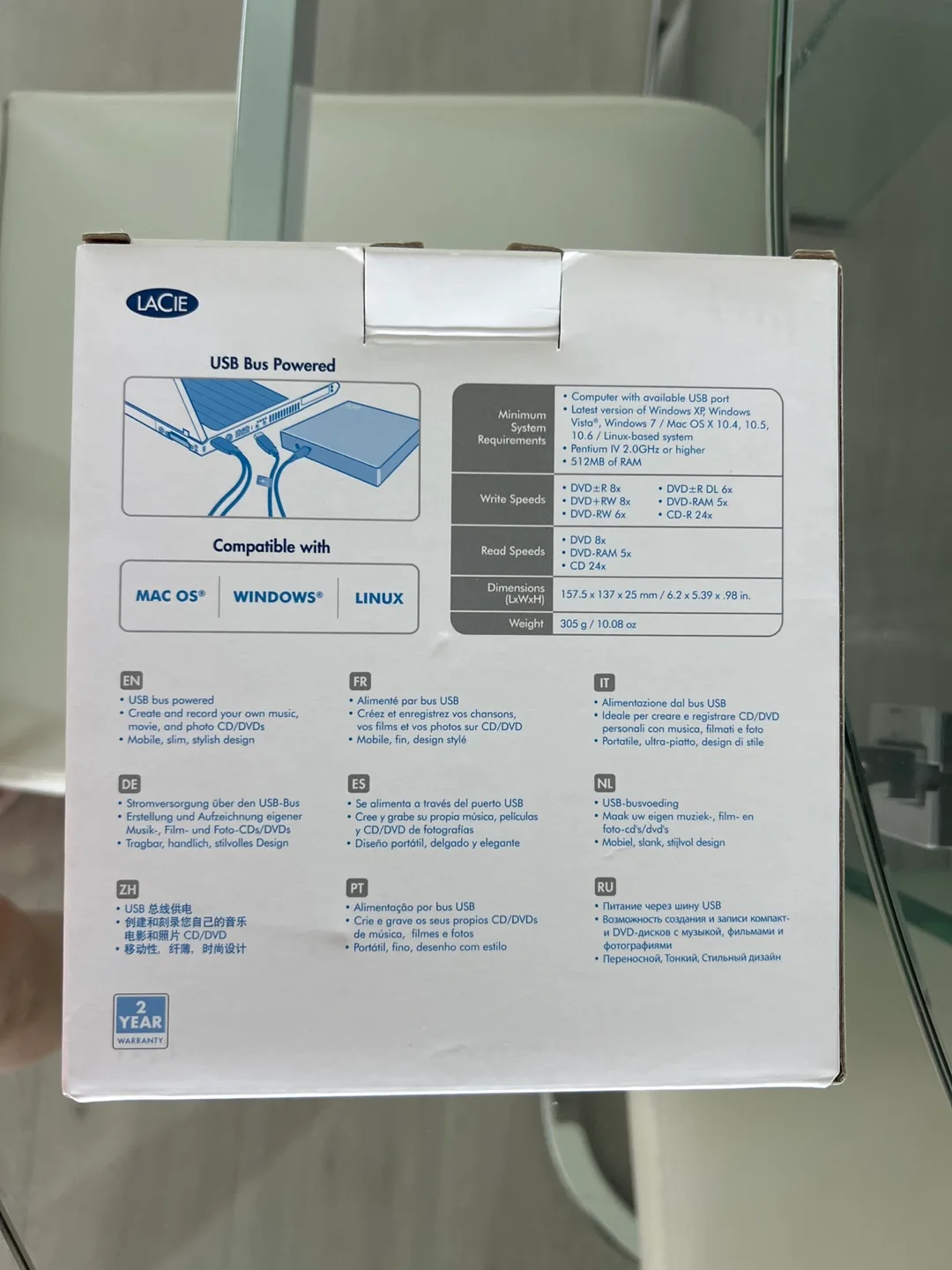 LaCie Slim DVD±RW External Drive - New image indicator(2)