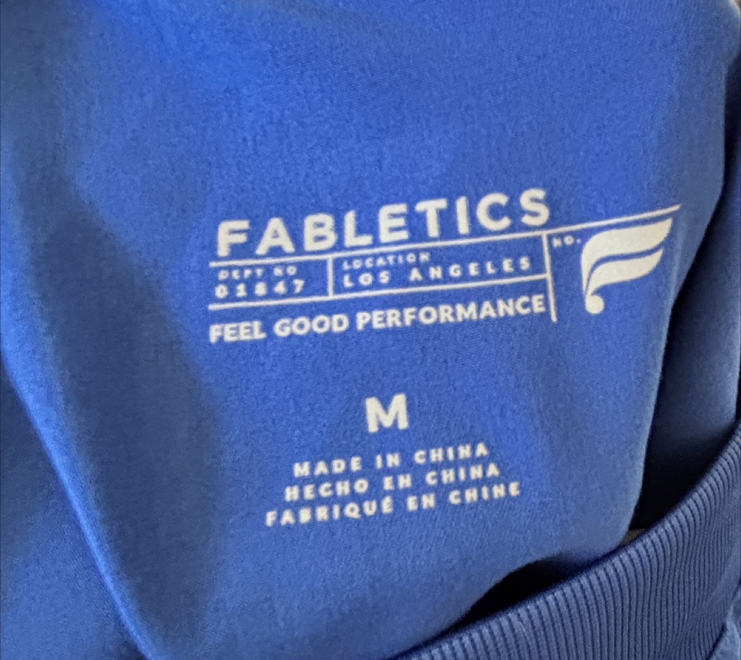 Fabletics Blue Feel Good Performance Pants - Size M - photo 3