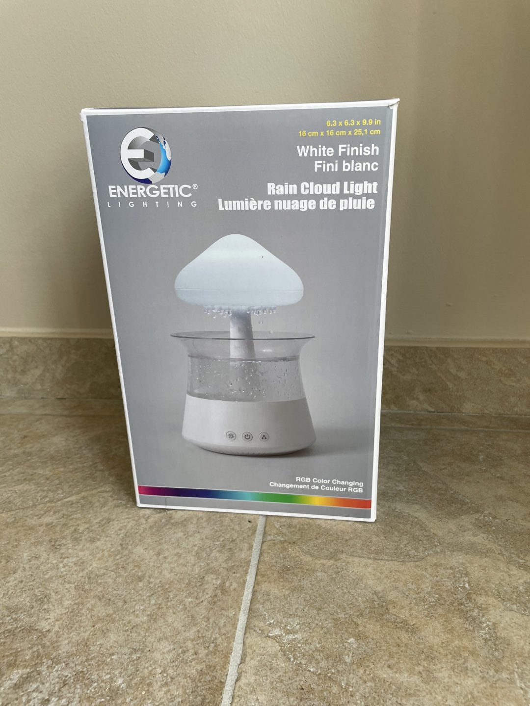 Energetic Lighting Rain Cloud Light - White Finish