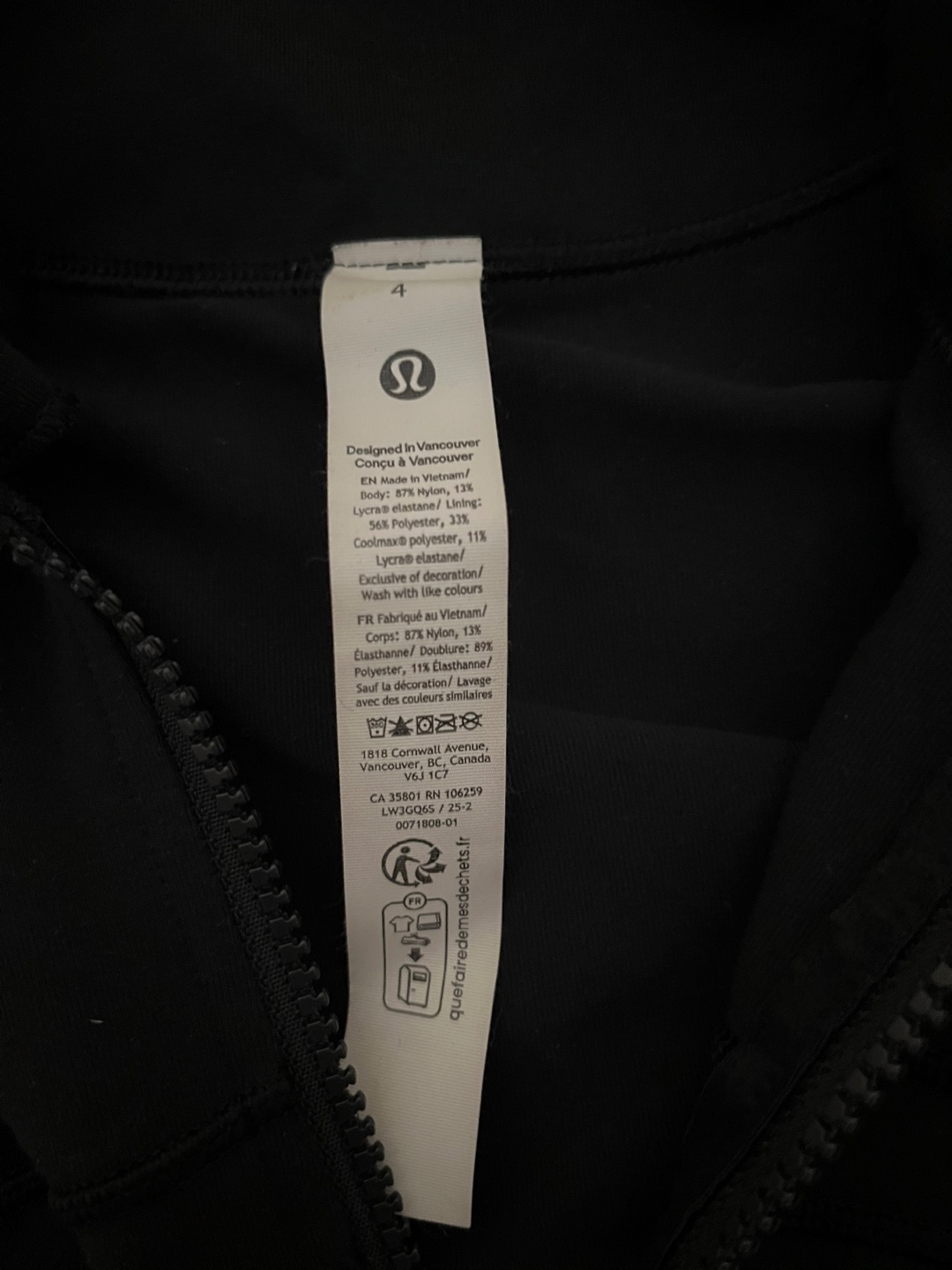 Lululemon Define Jacket - Black, Size 4 - photo 5