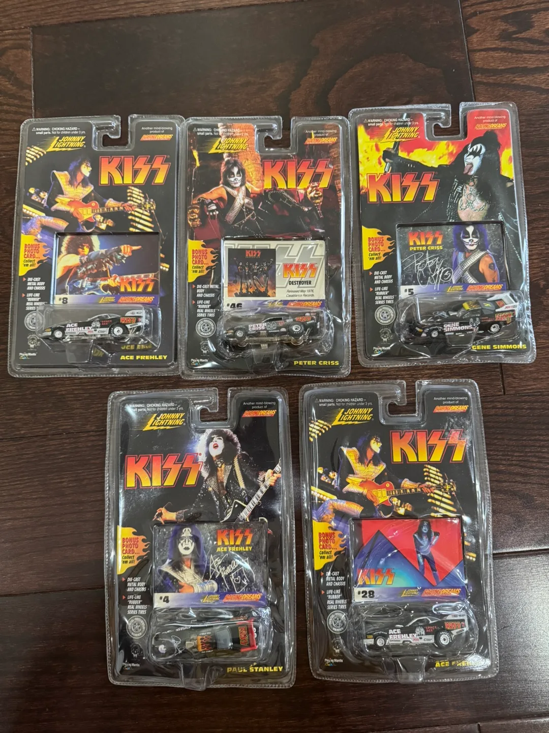 JOHNNY LIGHTING KISS CARS VARIOUS ARTIST $15 EACH $60 ALL thumbnail