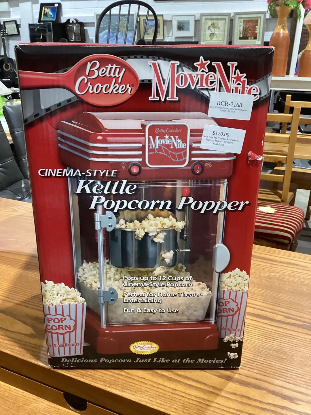 Betty Crocker Movie Nite Kettle Popcorn Popper thumbnail