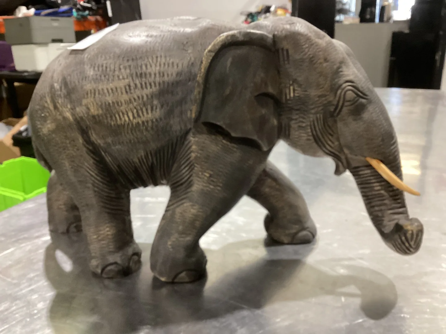Wooden Elephant Carving thumbnail