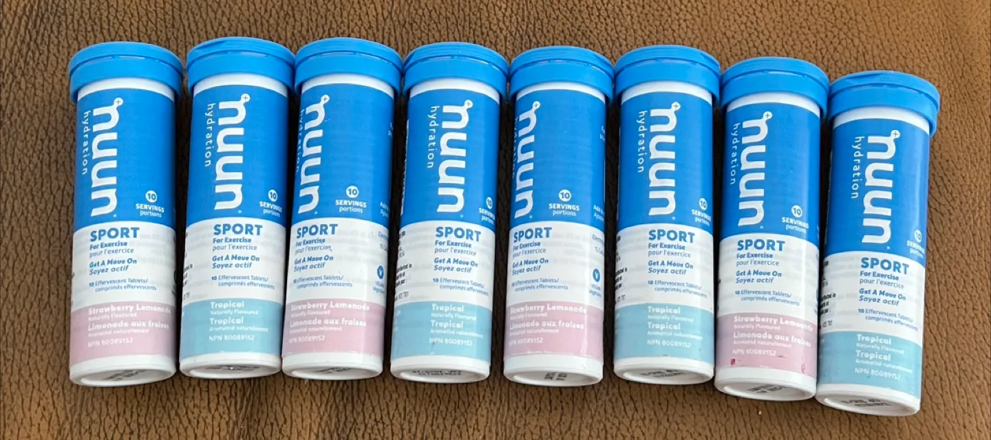 8 Tubes Nuun Sport Electrolyte Tablets thumbnail