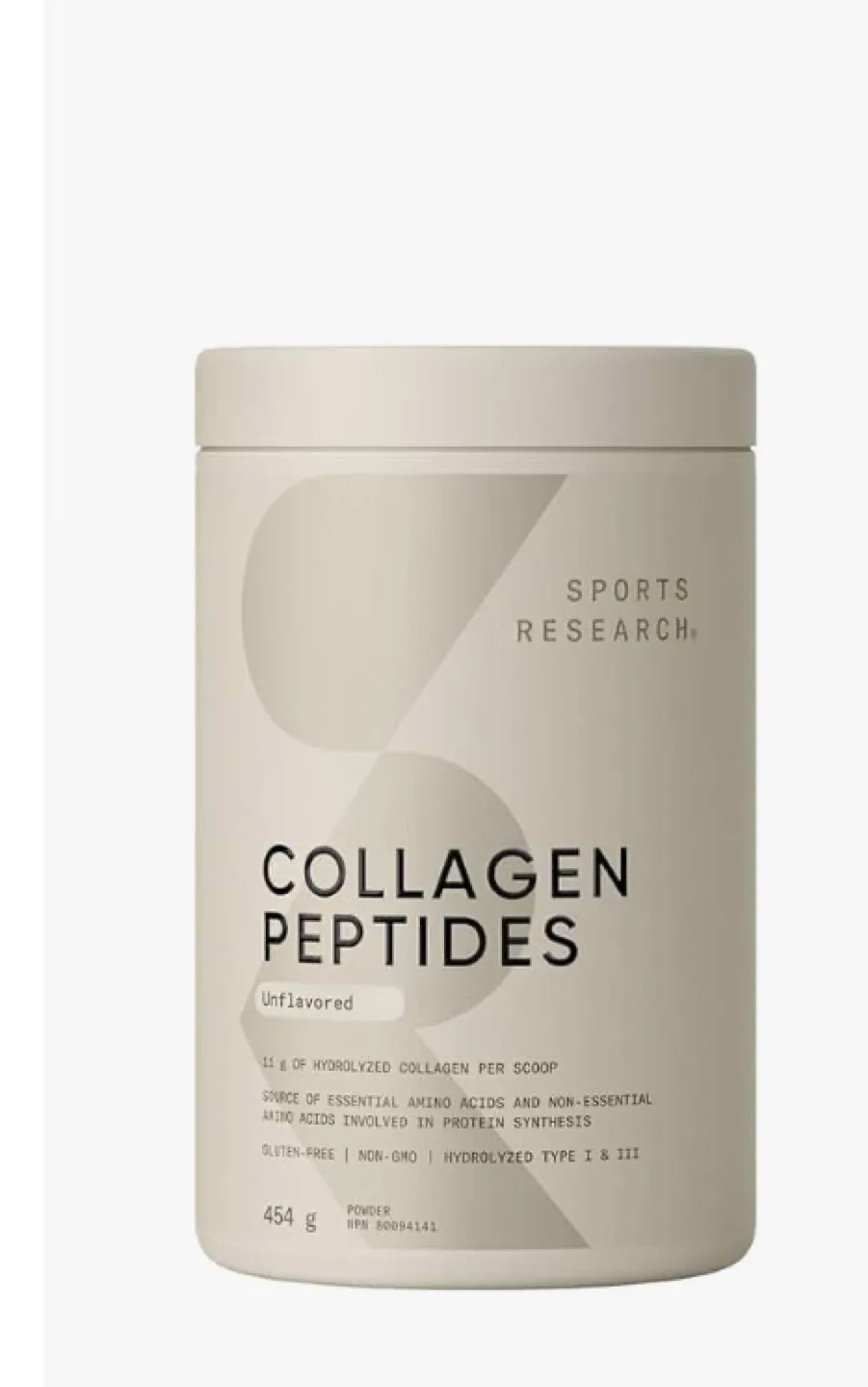 Sports Research Collagen Peptides - 454g Unflavored thumbnail