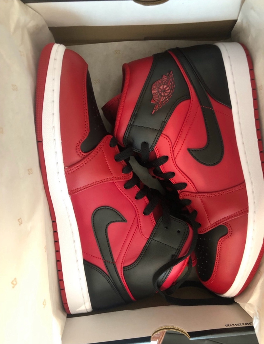 Nike Air Jordan 1 Mid Red/Black