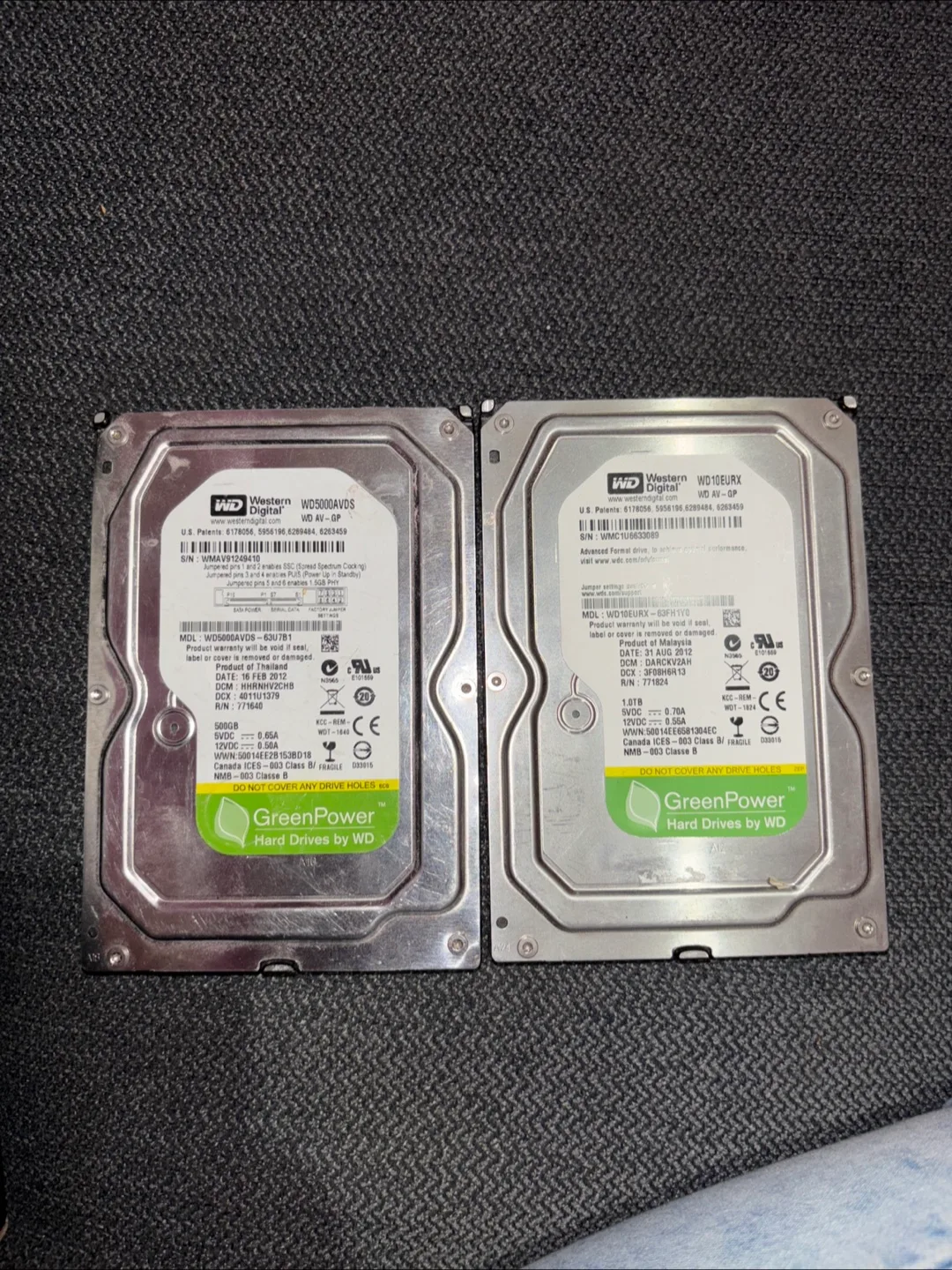 WD 500GB & 1TB Hard Drives thumbnail