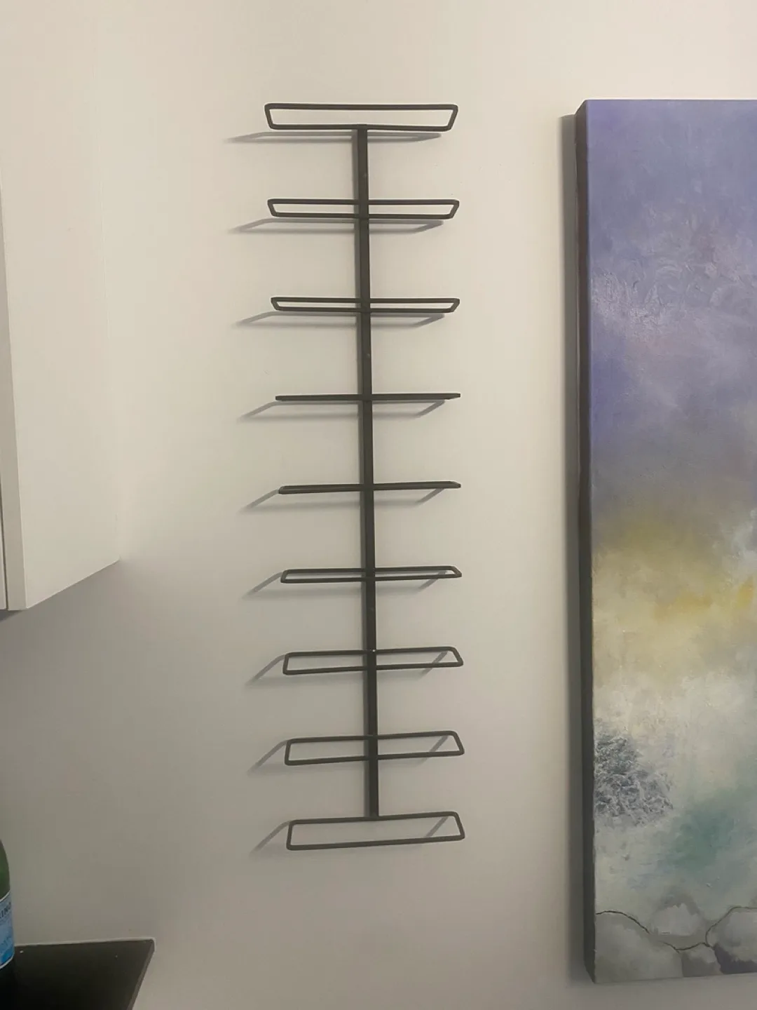 Wall Mounted Wine Rack 🧡 - Metal (please read description) image indicator(2)