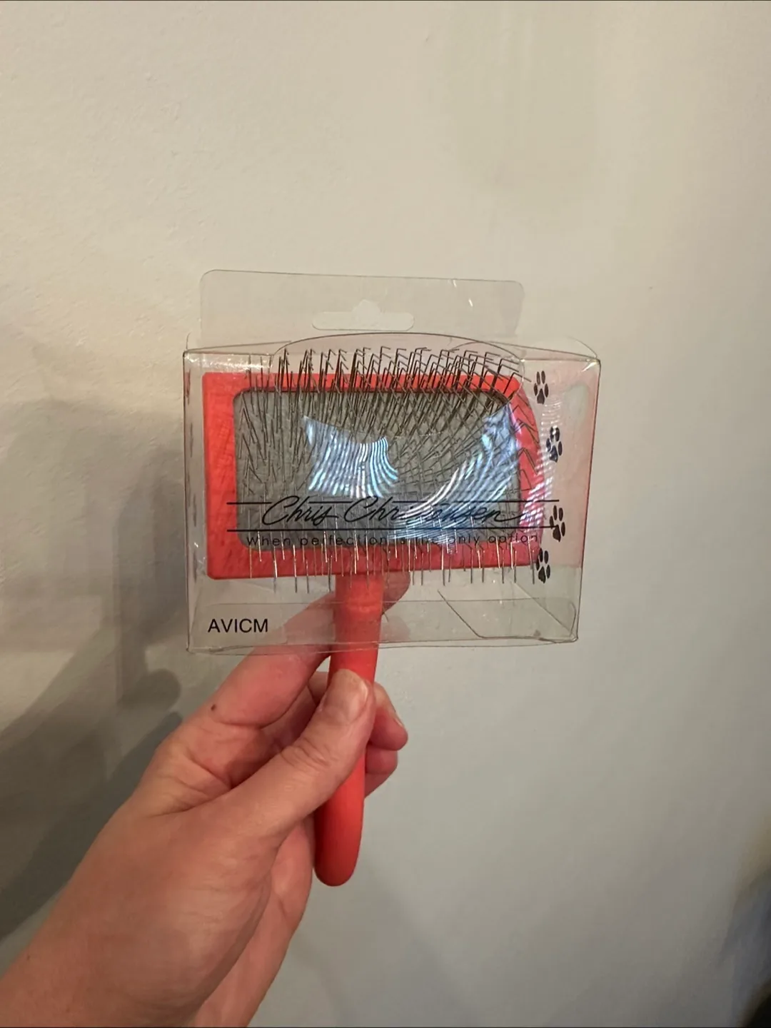 Chris Christiansen Big G “Coral” Medium Slicker brush image indicator(2)