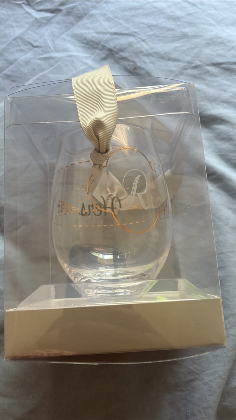 Things Remembered 'Hers' Wine Glass - New in Box! - photo 3