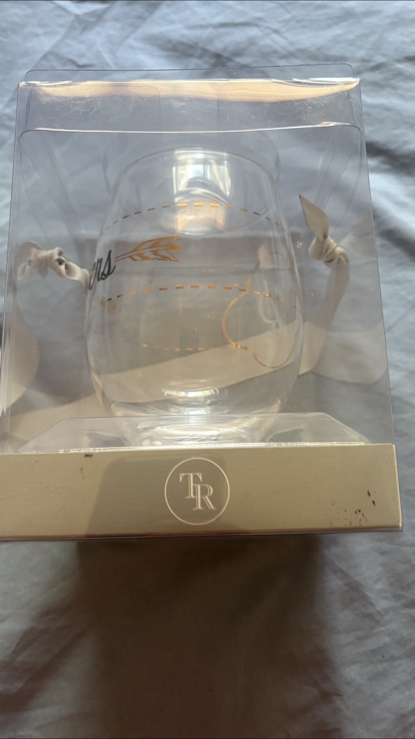 Things Remembered 'Hers' Wine Glass - New in Box! - photo 2