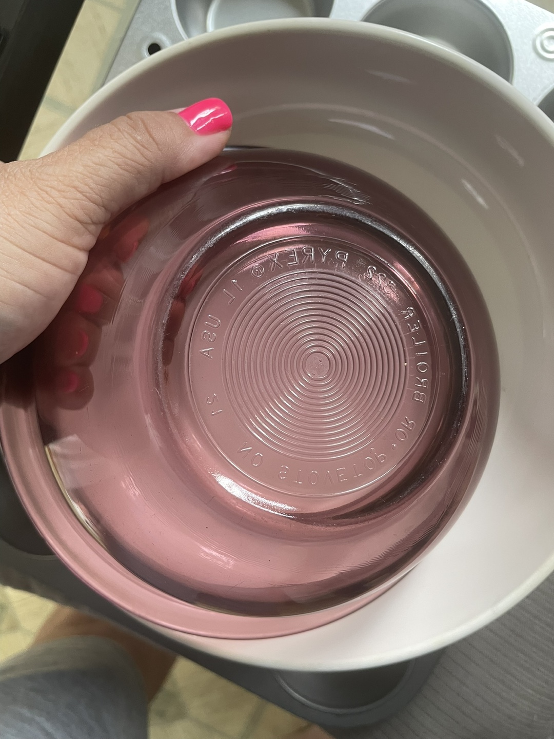 Pyrex Mixing Bowl Set - Purple - photo 2