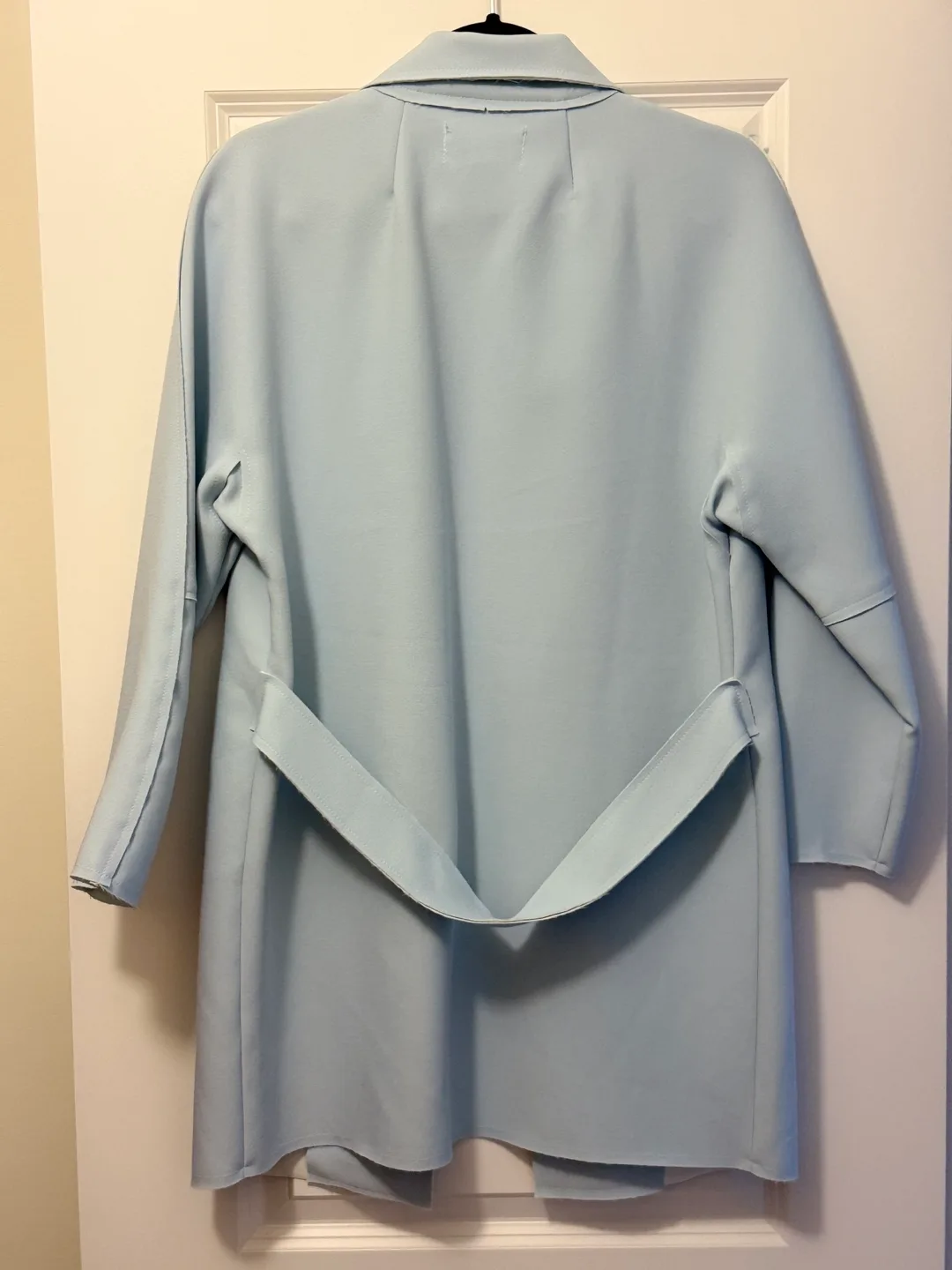 The Corner Shop Light Blue Belted Coat image indicator(3)