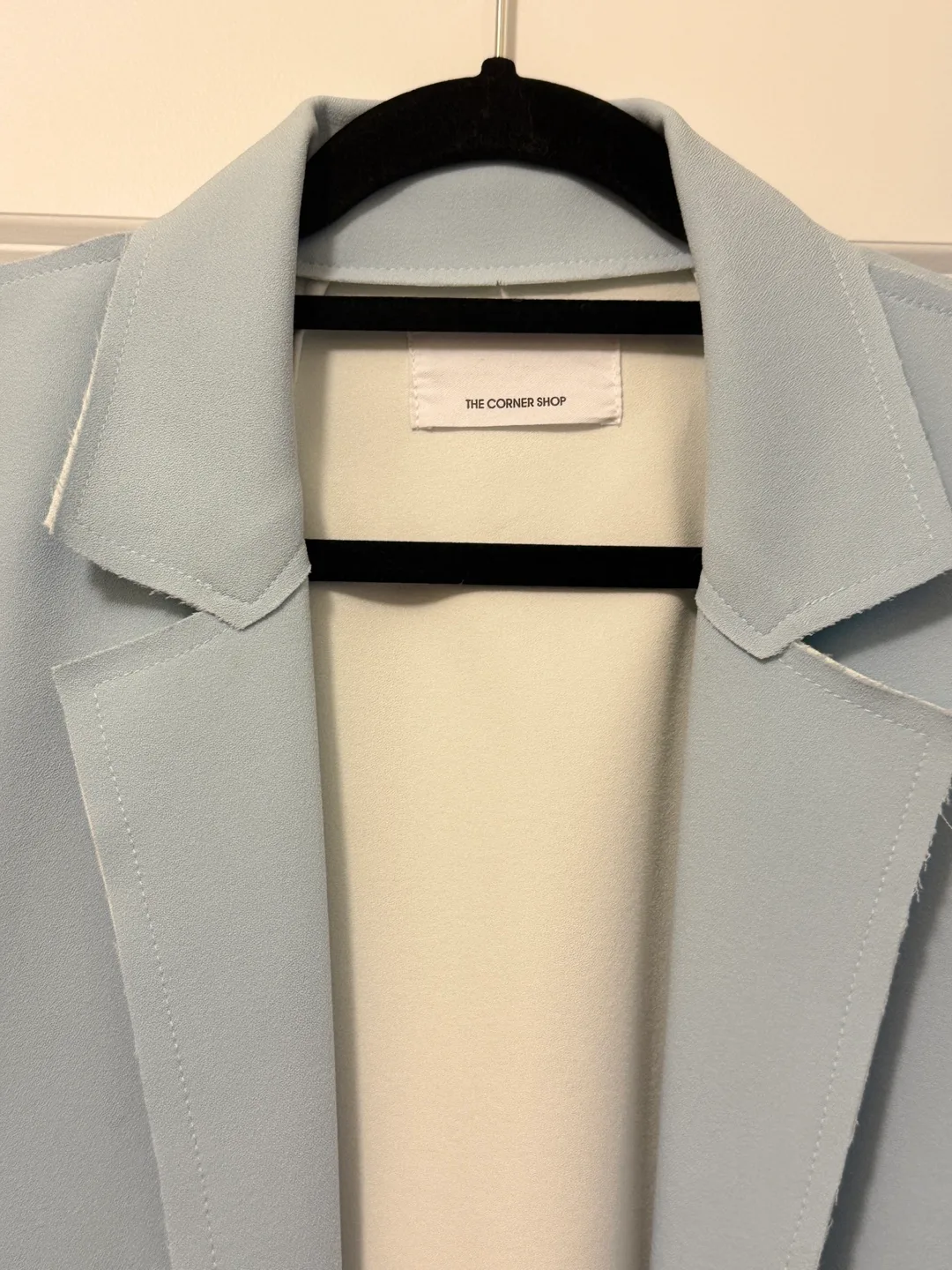 The Corner Shop Light Blue Belted Coat image indicator(2)