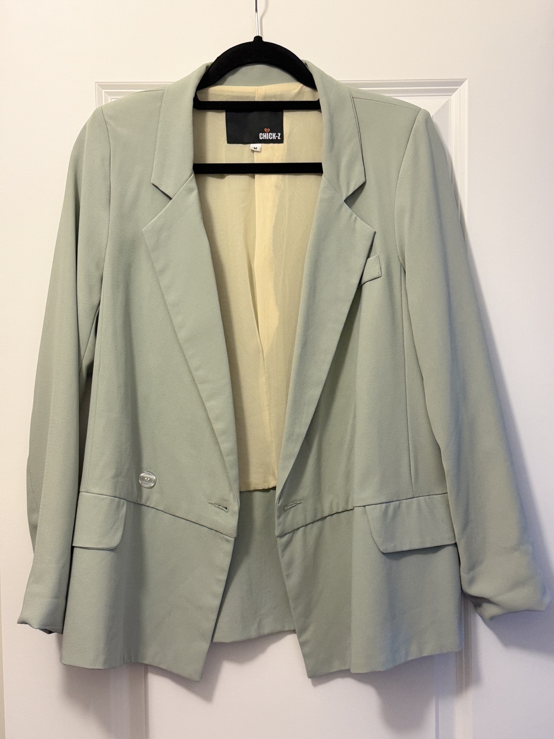 Chick-Z Women's Blazer - Size M - Light Green