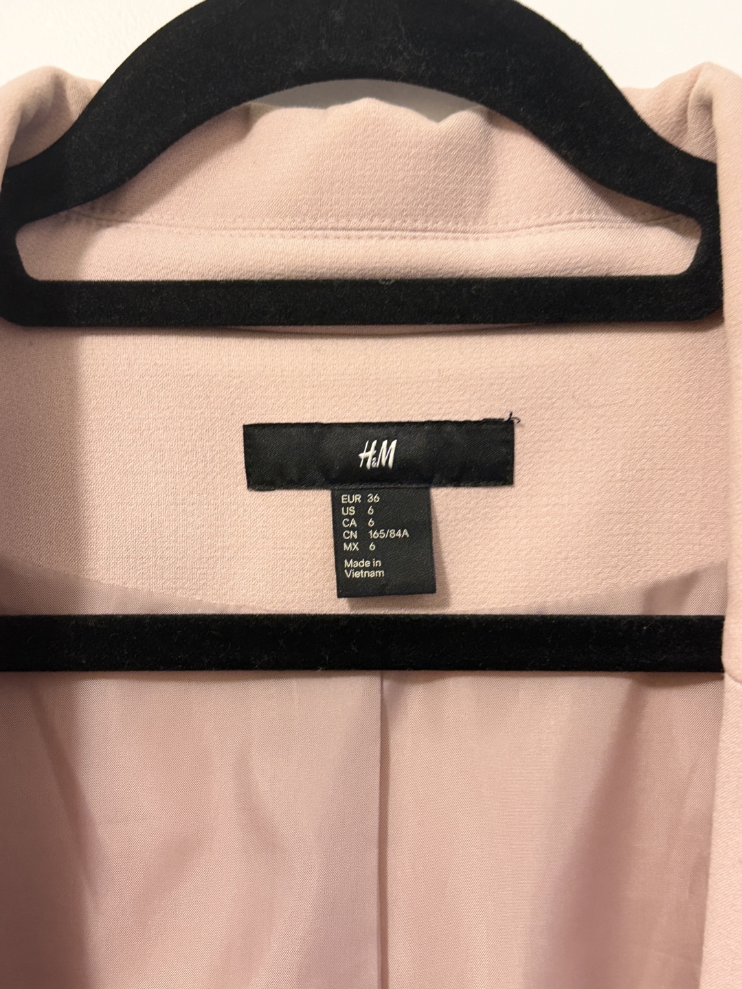 H&M Blush Pink Blazer - Size 6 - photo 3