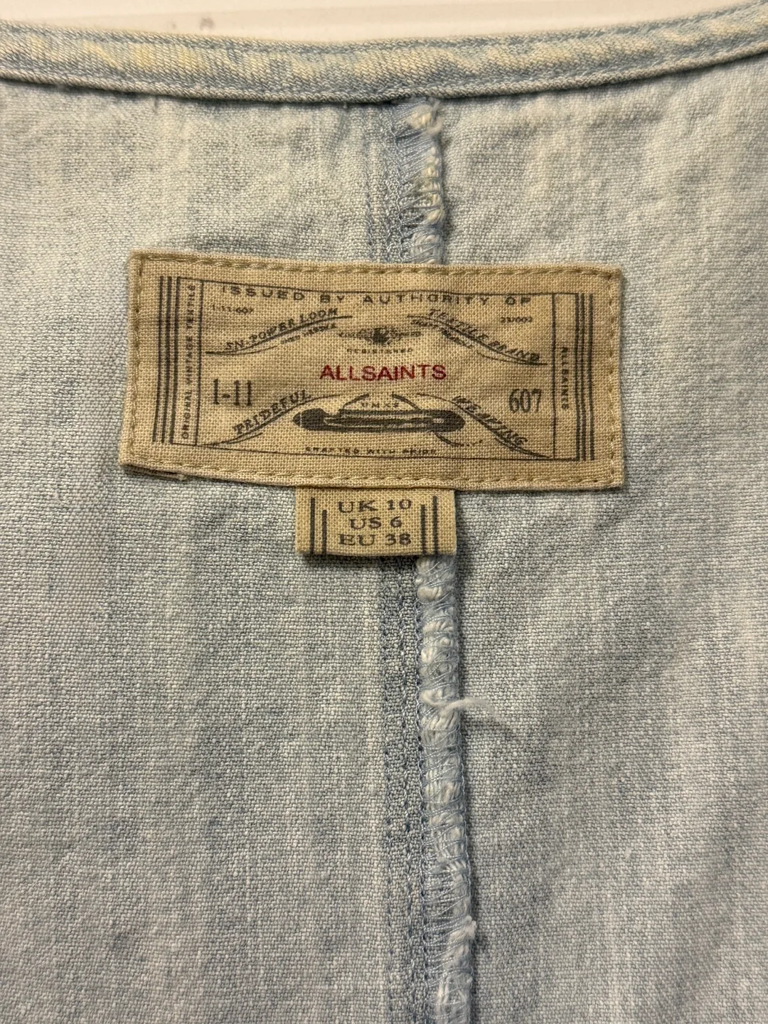 AllSaints Denim Dress - US 6 / UK 10 image indicator(3)