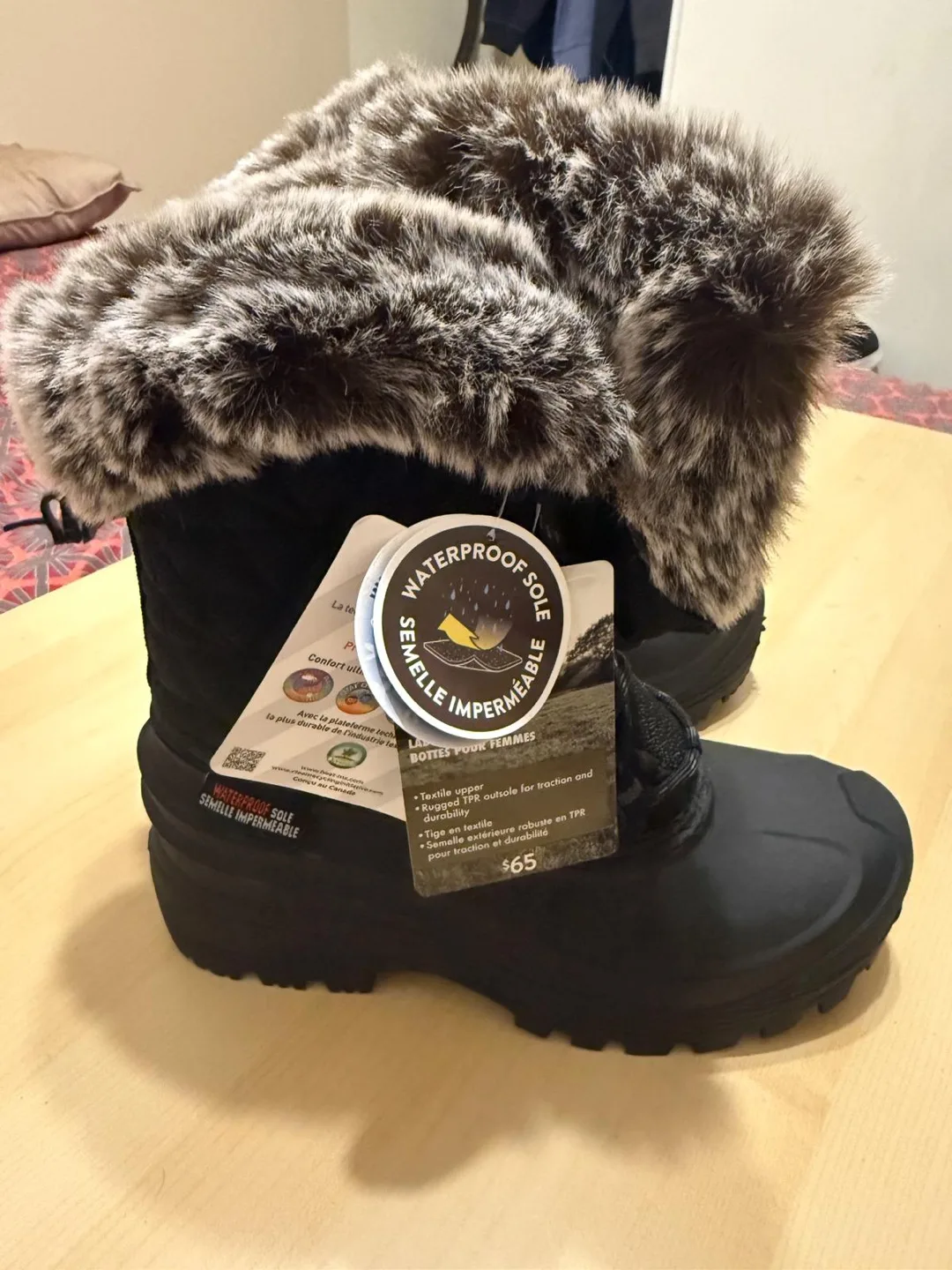 Ozark Trail Black Winter Boots - New image indicator(2)