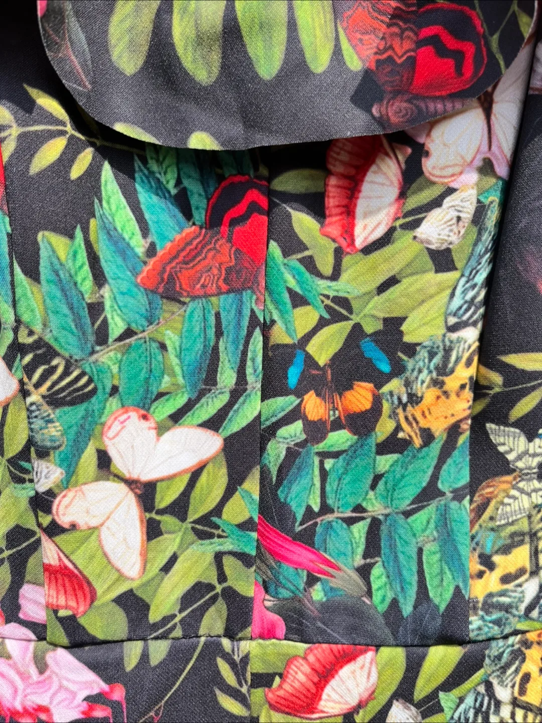 Floral Butterfly Print Jumpsuit image indicator(4)