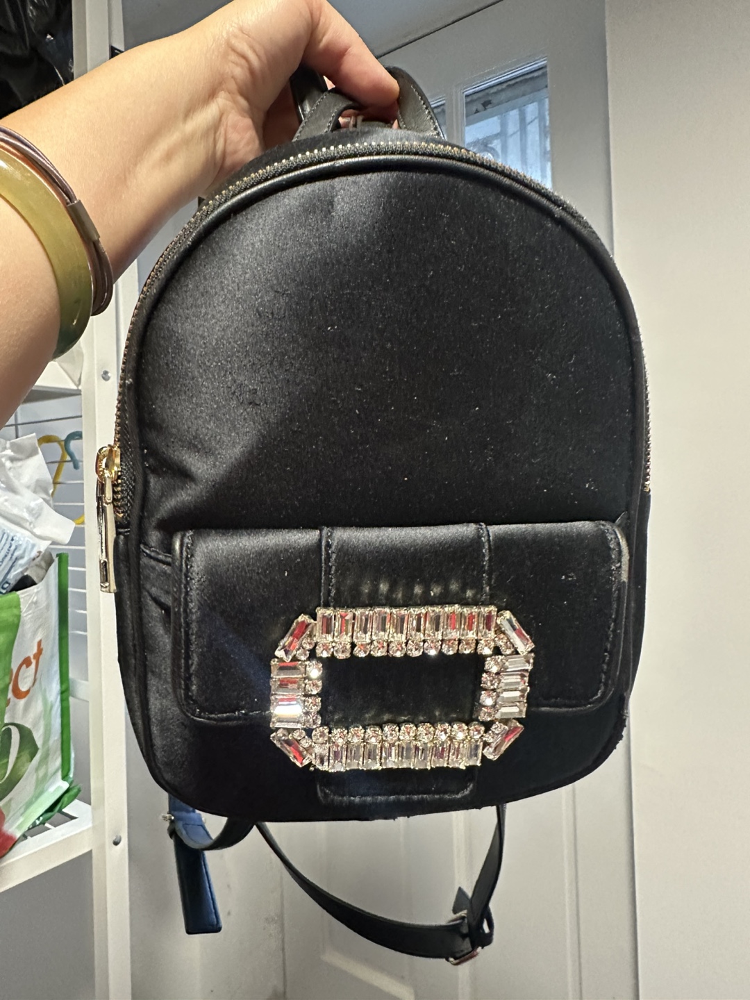 Karl Lagerfeld Paris Black Backpack