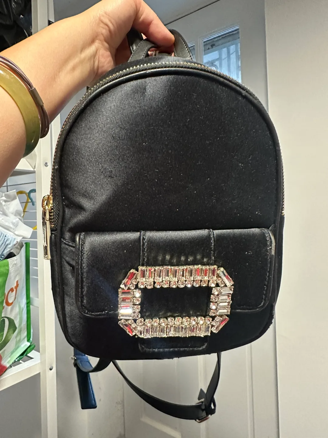 Karl Lagerfeld Paris Black Backpack thumbnail