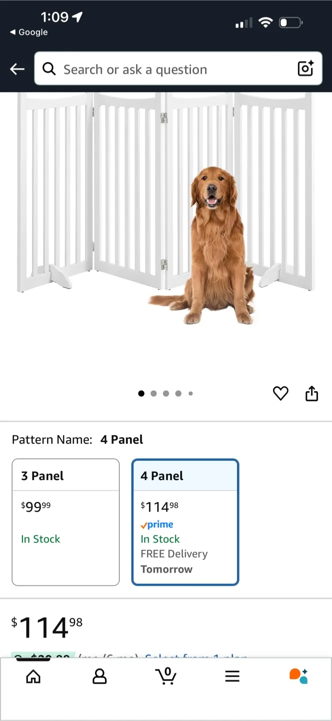 Brand New Extra Tall Pet / Dog Fence New New In Box thumbnail