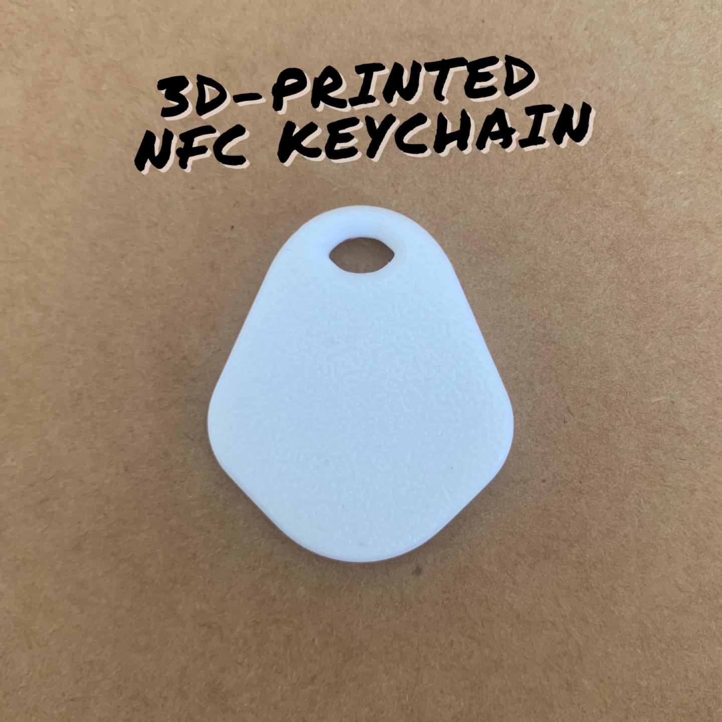 3D Printed NFC Keychain – Tap and Share Anything Instantly!