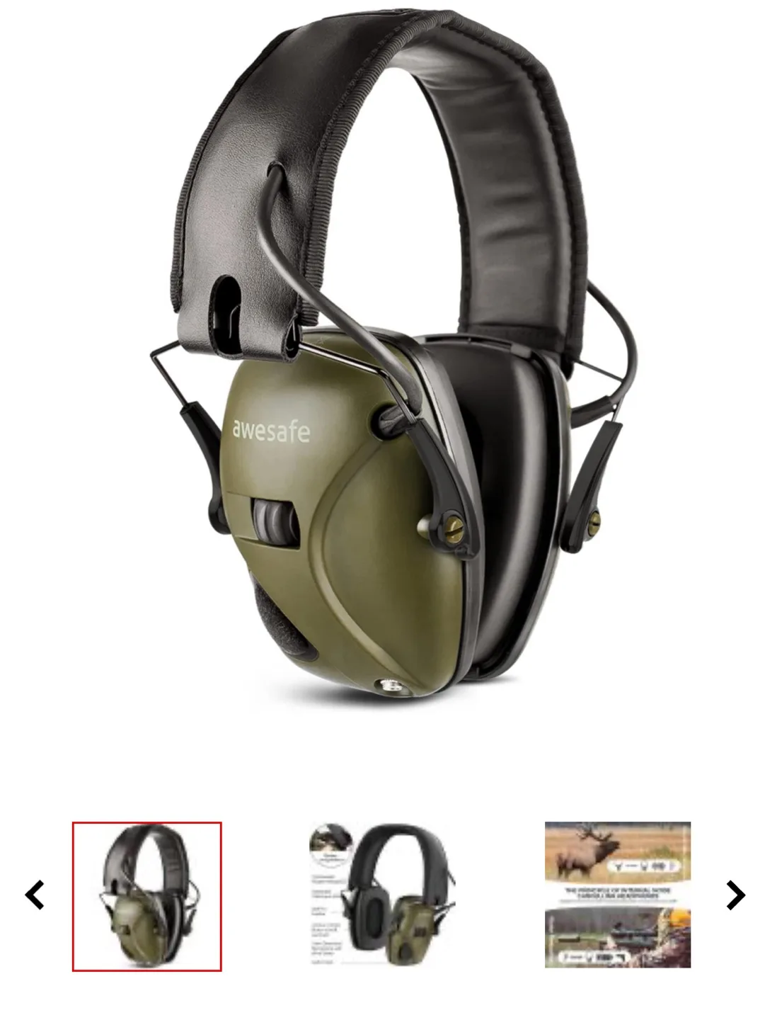 Awesafe Shooting Ear Protection Earmuffs thumbnail