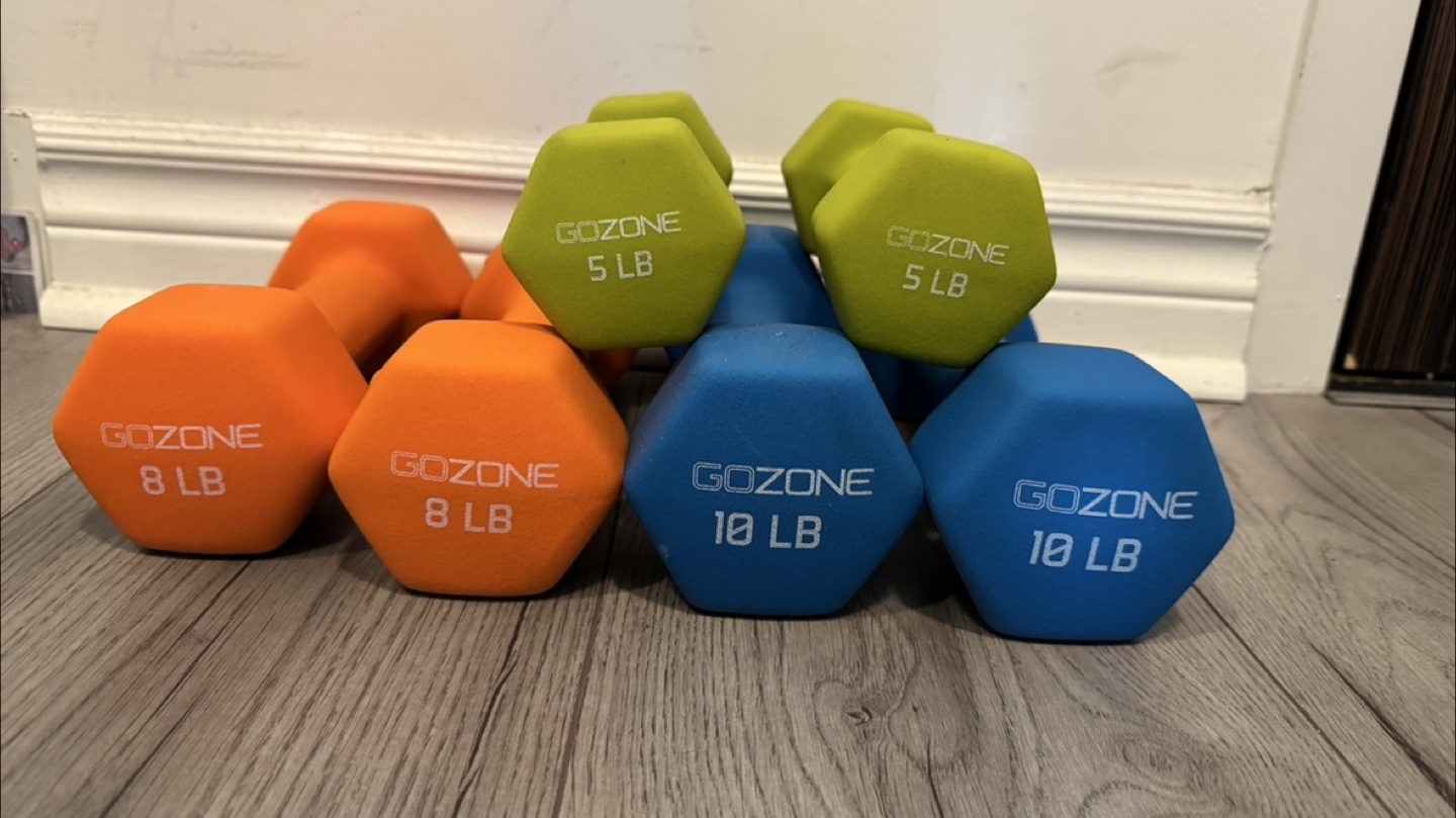 GoZone Dumbbell Set - 5, 8, 10 lbs - photo 2