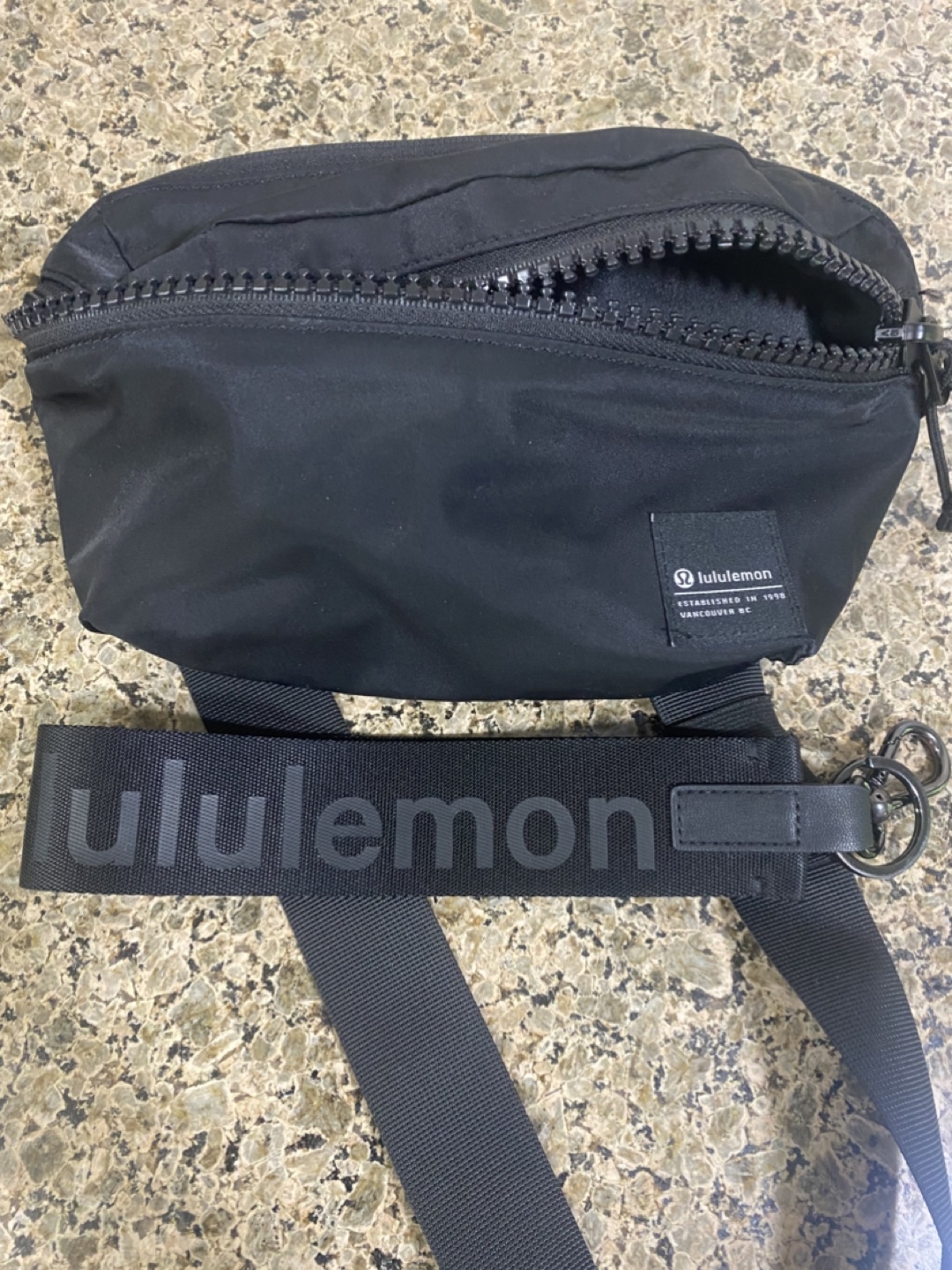 Lululemon Everywhere Belt Bag + Never Lost Keychain