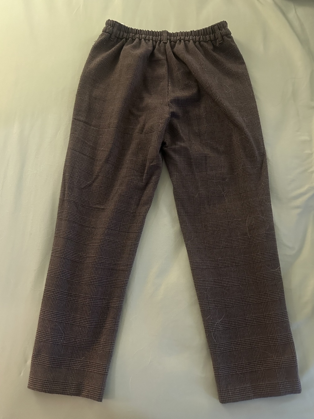 GU Plaid Trousers - Size L - photo 2