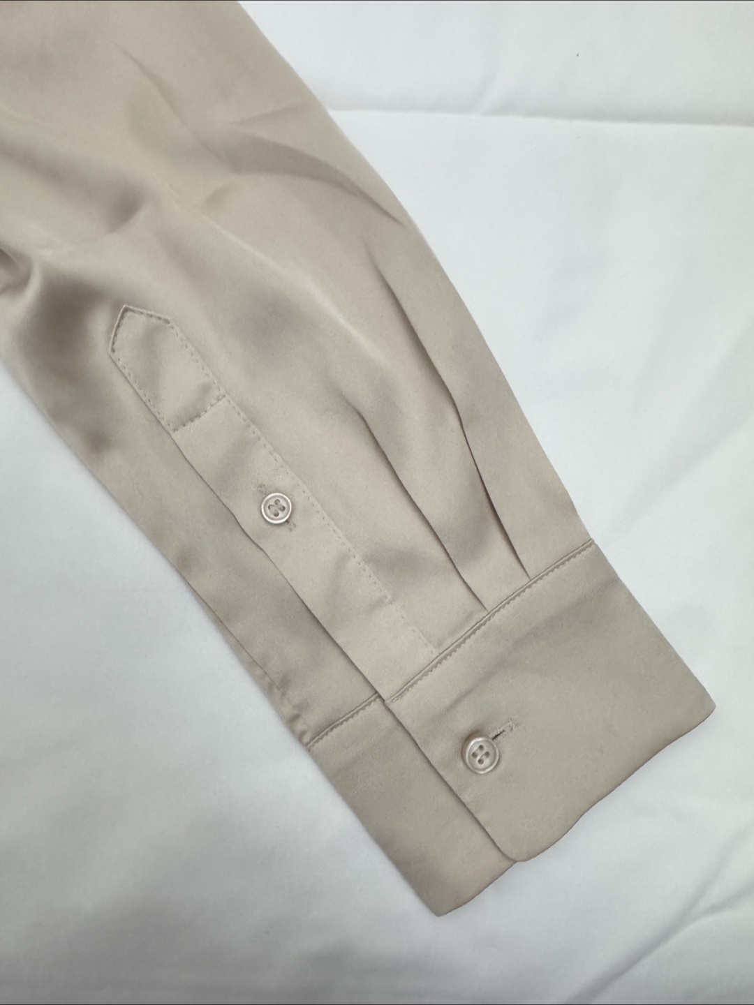 H&M XS Champagne Button-Up Shirt - photo 4