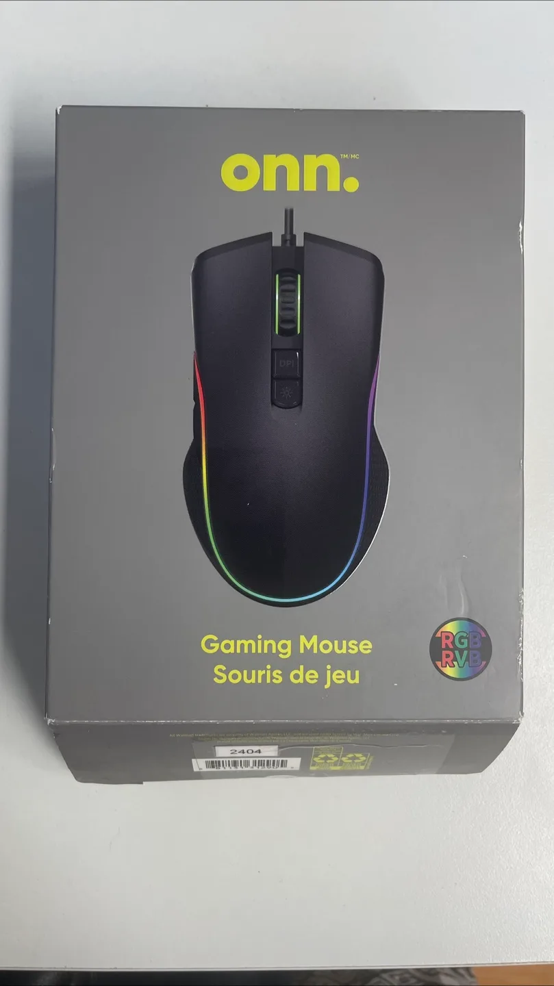 onn. Gaming Mouse - New in Box thumbnail