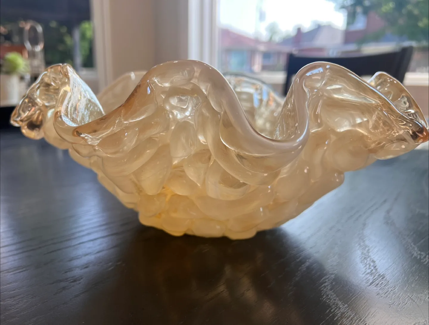 Vintage Murano Style Art Glass Bowl image indicator(4)