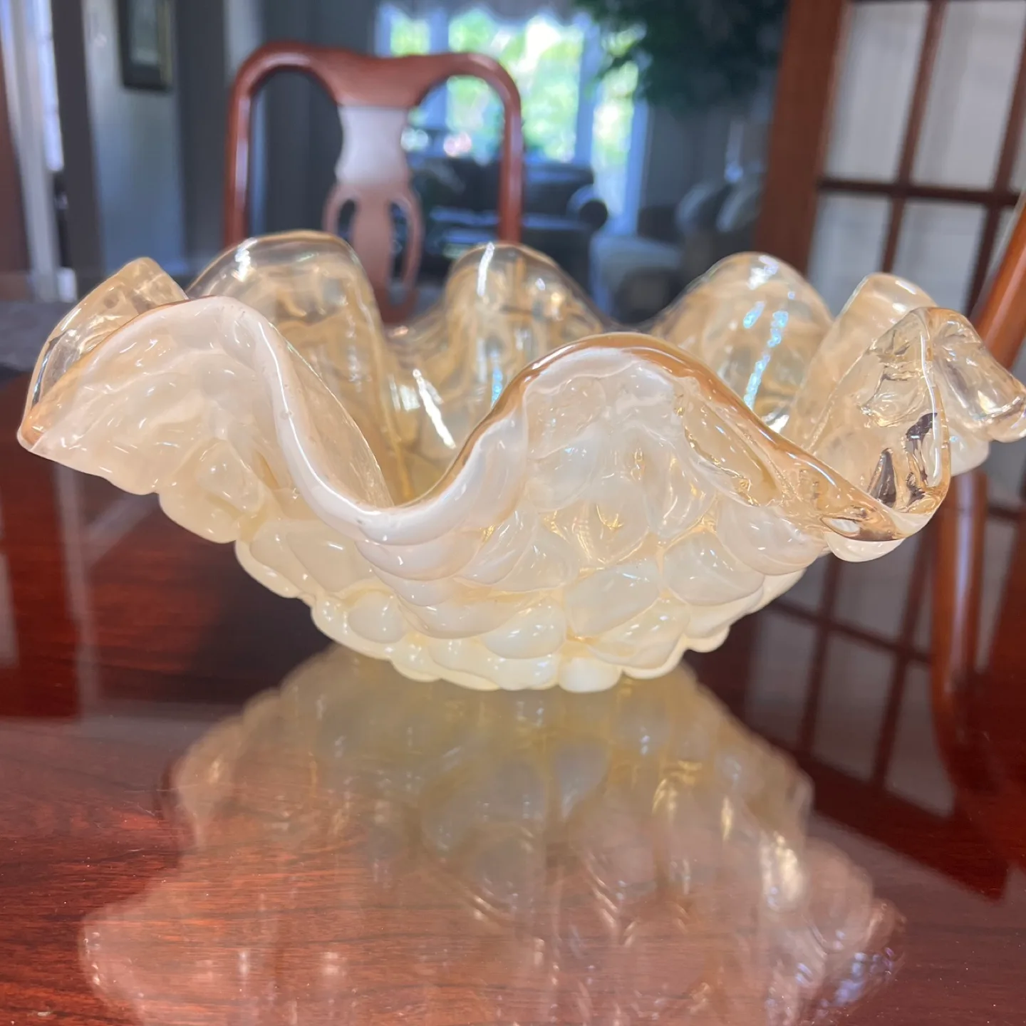 Vintage Murano Style Art Glass Bowl image indicator(7)