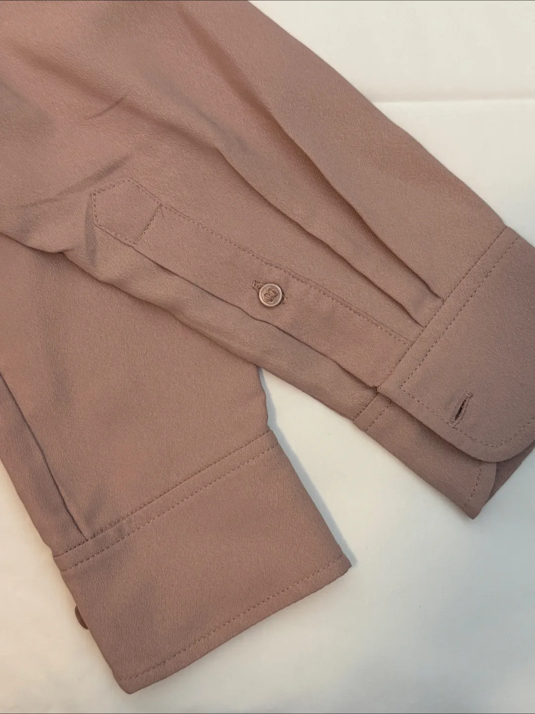 H&M Pink Button-Up Blouse - Size S image indicator(5)