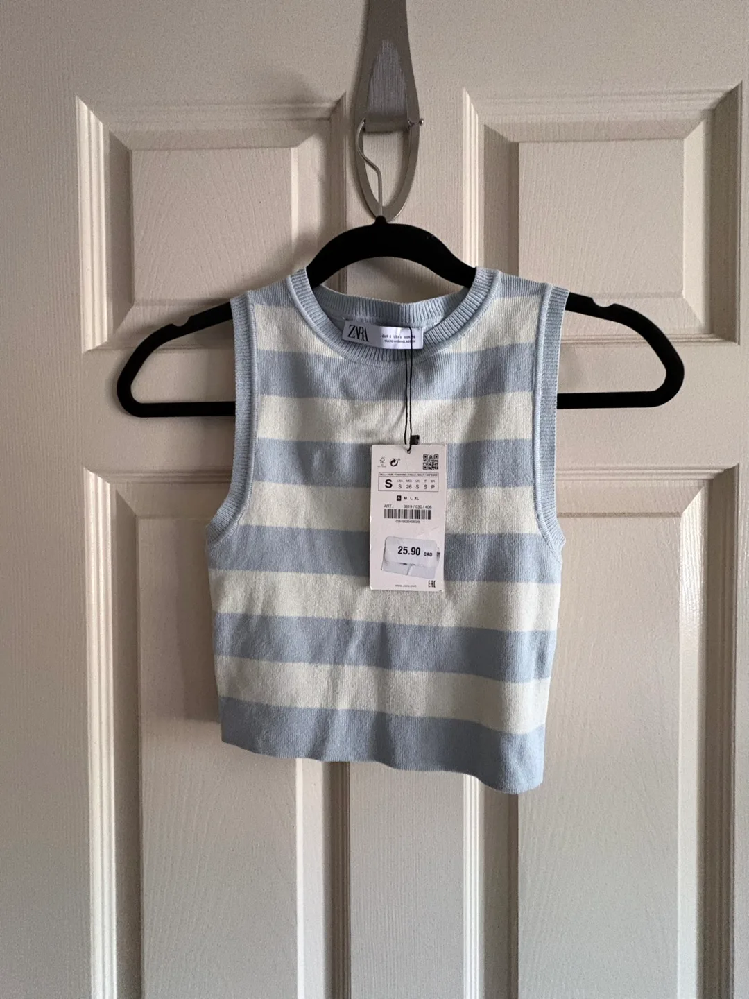 Zara Knit Tank Top NWT - SZ S thumbnail