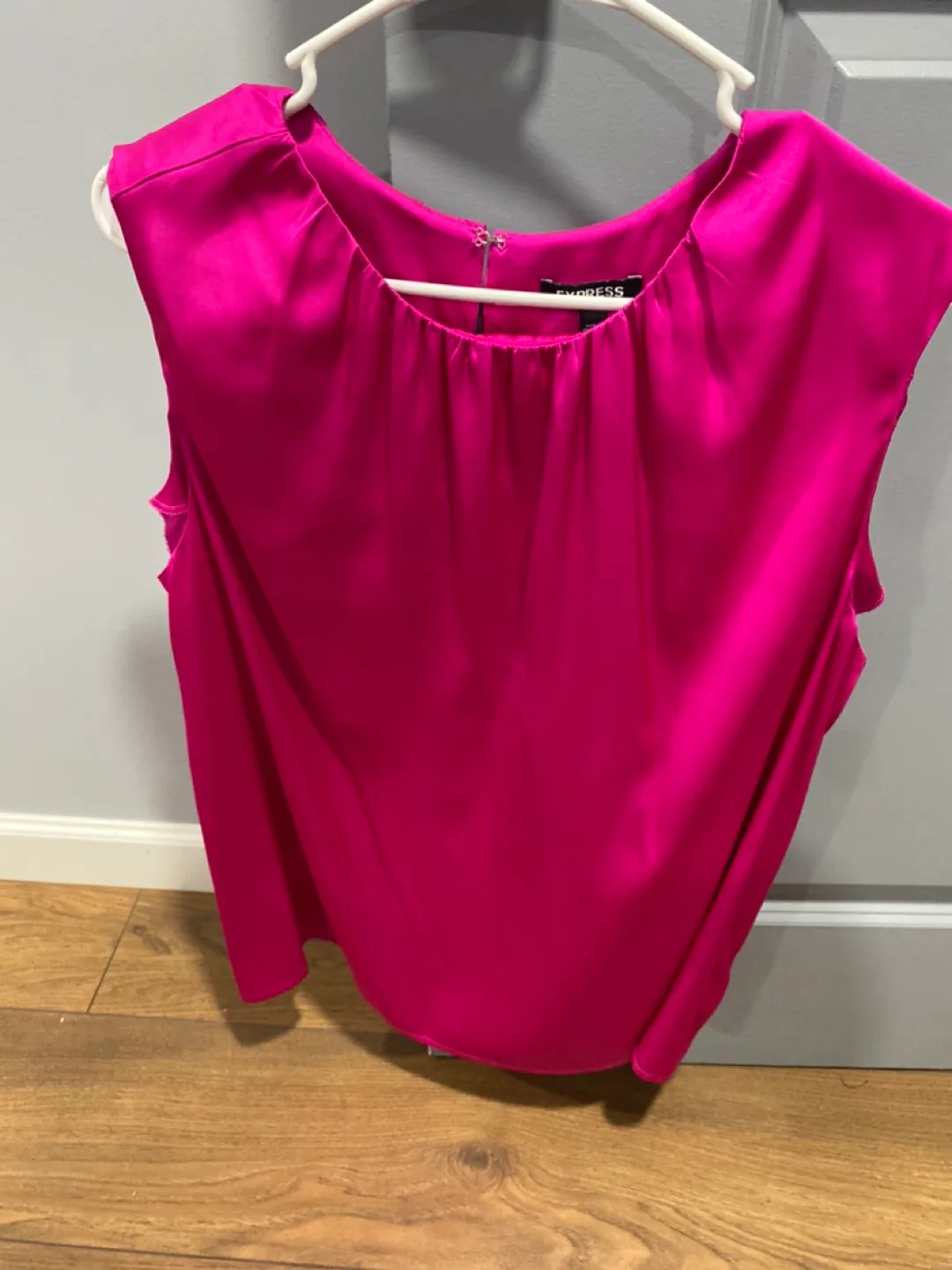 Express Pink Sleeveless Blouse thumbnail