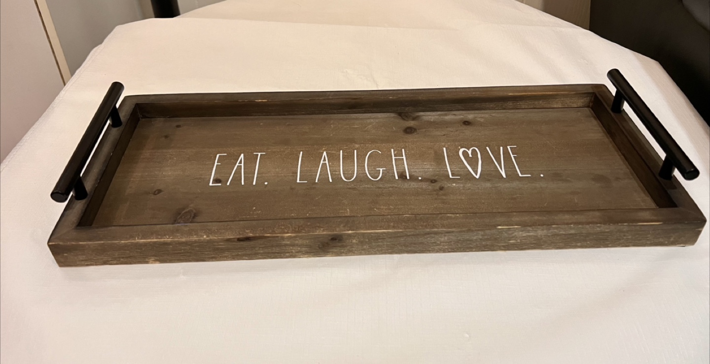 Rae Dunn wooden tray - photo 2