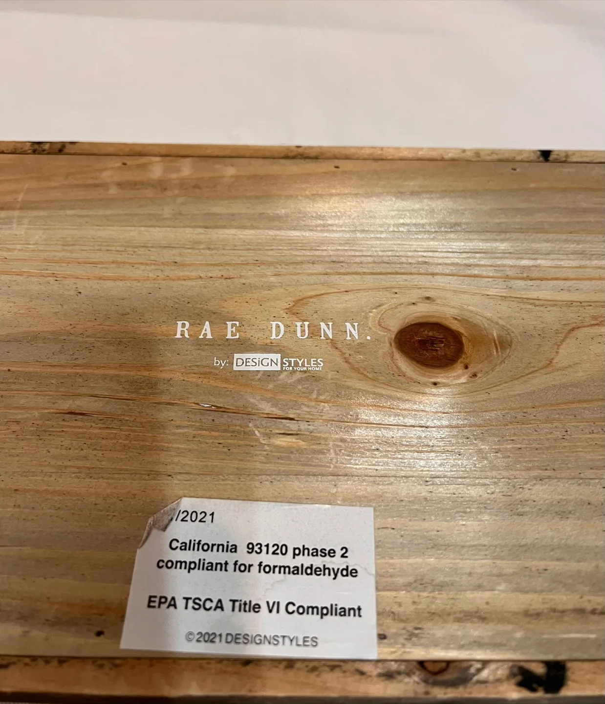 Rae Dunn wooden tray image indicator(3)